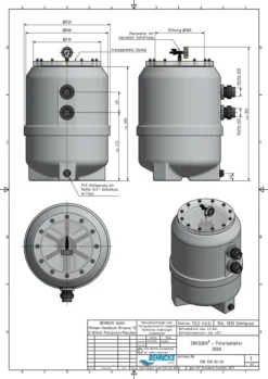 Behncke Dresden Zandfilter NEW -Hayward Verkoop 70850002 20 DRESDEN Filterbehalter D500