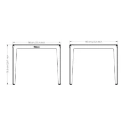 Weltevree Design Tuintafel 21 Weltevree Design Tuintafel -Hayward Verkoop Bended design tafel 90 afmetingen