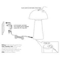 Boleto Fantasia LED Tafellamp -Hayward Verkoop Boleto