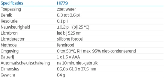 Hanna Pocket Fotometer Voor PH 4 Hanna Pocket Fotometer Voor PH - Afbeelding 4