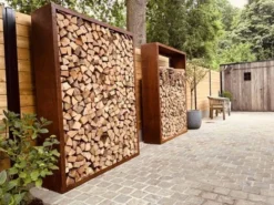 Egura Cortenstaal Houtopslag -Hayward Verkoop Egura Cortenstaal houtopslag