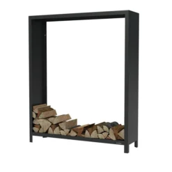 Houtopslag Muurbevestiging H 180cm 19 Houtopslag Muurbevestiging H 180cm -Hayward Verkoop Houtopslag muur montage 180cm zwart 04