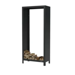 Houtopslag Muurbevestiging H 180cm 16 Houtopslag Muurbevestiging H 180cm -Hayward Verkoop Houtopslag muur montage 180cm zwart