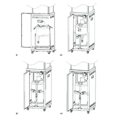 Ibiza Gashaard Garden Fire -Hayward Verkoop Ibiza gashaard terrasverwarming gasfles montage
