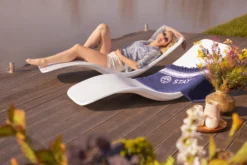 Luxe Lounge Ligbed New -Hayward Verkoop Luxe lounger wit