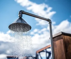 Mora Garden Buitendouche Met Wandmontage -Hayward Verkoop Mora garden buitendouche detail sproeikop 02