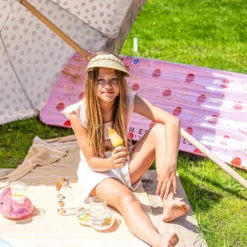 Opblaasbaar Ligbed Roze Glitters -Hayward Verkoop Opblaasbaar ligbed roze glitters 03