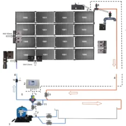 Solabsorb Zonnecollector Type 1001 -Hayward Verkoop Solabsorb zonnecollectoren installatie schema