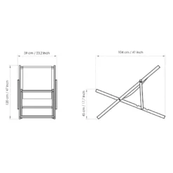 Strandstoel -Hayward Verkoop Strandstoel afmetingen