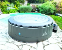 Netspa Opblaasbare Cover -Hayward Verkoop couvercle rond situation scaled 1